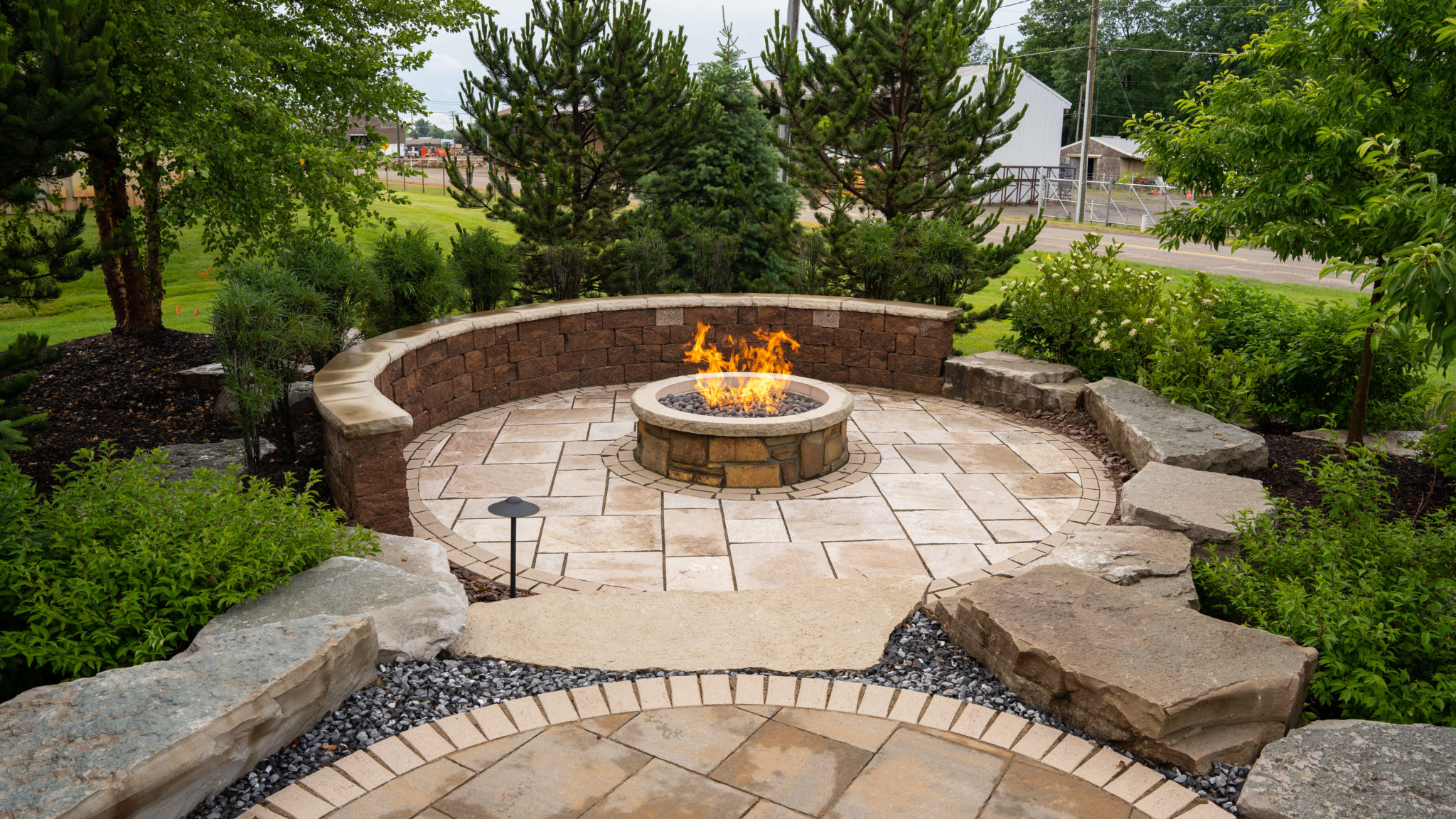 View hardscaping project in Smyrna